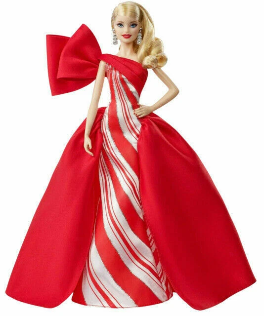 Mattel Barbie FXF01 2019 Blonde Holiday Barbie Doll