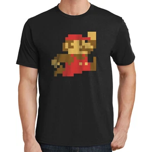 Mario T-Shirt Small Jump Game 90's Retro Vintage 8-Bit Men 88 - Picture 1 of 7
