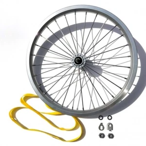 New BROMPTON FRONT WHEEL Silver - Picture 1 of 3