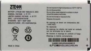 Batterie Li3715T42P3h734158 Lithium-Ion 1500mAh pour score ZTE X500m X500 - Photo 1 sur 2