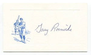 Gary Roenicke Signed Card Autograph Baseball MLB Roger Harris Collection - Picture 1 of 2