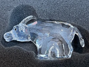 Swarovski Crystal ZODIAC OX 275437 Oxen Cow Bull Mint Boxed Retired - Picture 1 of 11