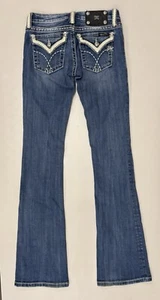 Womens Miss Me Boot Cut Jeans JW5087B2 Size 25x33 - Picture 1 of 6