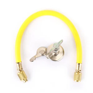 A/C Can Tap Tapper Refrigerant Charging Recharge Hose Valve For R12 R22 R134 - Picture 1 of 8