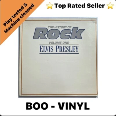 Elvis Presley - The History Of Rock (Volume One) - Vinyl LP Compilation EX / EX - Image 1 of 4