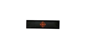 Patch printed embroidered travel biker knights templar flag jerusalem cross - Picture 1 of 1