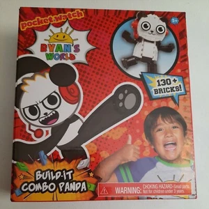 Ryan's World Build-It Combo Panda, 130 ladrillos, nuevo, caja sin abrir - Imagen 1 de 3