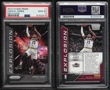 2016-17 Panini Prizm Explosion LeBron James #1 PSA 10 GEM MT