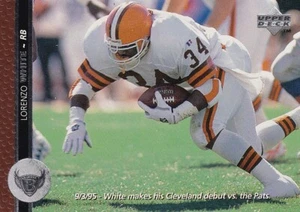 1996 Upper Deck #45 Lorenzo White Baltimore Ravens Football Card - Picture 1 of 2