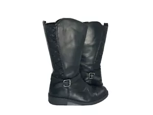 Botas de montar para mujer Dubarry negras de cuero acolchado con hebilla EU 33 EE. UU. 2 - Imagen 1 de 12