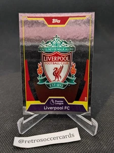 2017/18 Liverpool badge logo - Topps Match Attax - Indian version card - Picture 1 of 2
