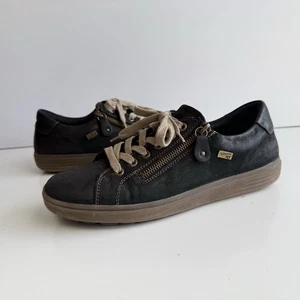 Remonte TEX Schuhe Damen 40 8,5-9 Leder Sneaker Freizeit Tex Reißverschluss Schnürer - Bild 1 von 14