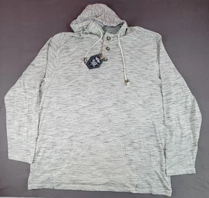 Black Jack Men's 5XL Natural Long Sleeve Shirt With Hood - Picture 1 of 8