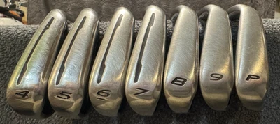 Juego de hierros TaylorMade M2 4-PW RH High Launch varillas flexibles regulares, empuñaduras Dri-Tac Foto 1 de 4