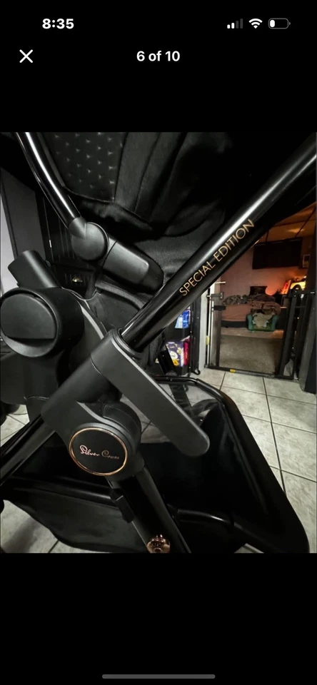 Used in great shape Silver  Cross Jet 4 Super Compact  Stroller - Black  - Image 1 of 4