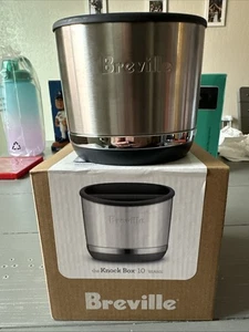 Breville Knock Box 10 Brushed Stainless Steel (NEW OPEN BOX) - Picture 1 of 11