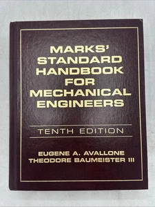 Marks' Standard Handbook for Mechanical Engineers Tenth Edition - GOOD - Picture 1 of 14