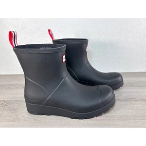Stivali da pioggia corti Hunter Play neri da donna taglia 8 UK 7 EU 40/41 - nuovi senza scatola - Foto 1 di 7