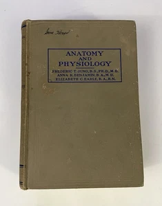 Anatomy And Physiology 1942 Hardcover Book By Jung Benjamin & Earle - Picture 1 of 8