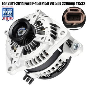 Alternator for Ford F-150 F150 2011-2014 V8 5.0L 220Amp AL3Z-10346-C 104210-6660 - Picture 1 of 11