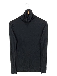 TRU TRUSSARDI Maglia a collo alto Donna Camicia Taglia IT 42 nero stile casual - Foto 1 di 5