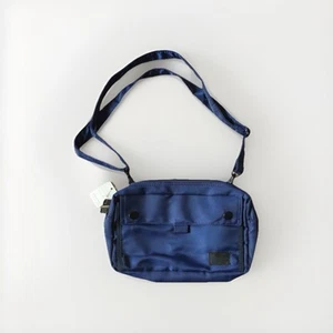 HEAD PORTER Toshiba Tokyo Japan Crossbody Blue Navy Shoulder Bag Made In Japan - Picture 1 of 20