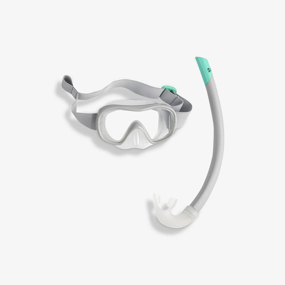 Decathlon | Kids' Snorkelling Kit SUBEA Snorkel Mask 100 Grey - image 1 of 4