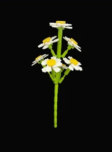 Lego compatible Daisy flower - Building blocks - New in bag - Picture 1 of 2