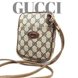Old Gucci Shoulder Bag Pochette GG Pattern - Picture 1 of 12