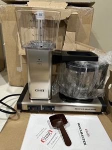 Technivorm MOCCAMASTER KBGV Coffee Maker Machine Brushed Silver 53940 - Picture 1 of 4