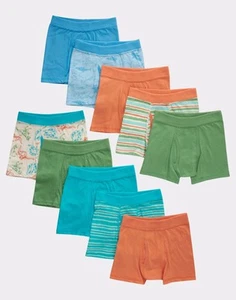 Hanes Boxer Briefs 10-Pack Toddler Boys Pure Comfort Cotton Smooth Soft Tagless - Picture 1 of 6