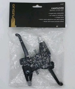 SET LEVE FRENO BICI ORIGIN8 / CANTILEVER DUO LEGA NERO 13307 - Foto 1 di 3