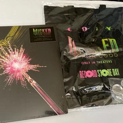 Wicked: For Good Yellow Brick Road Picture Disc RSD Black Friday 2025 Tote Bag - Image 1 of 4