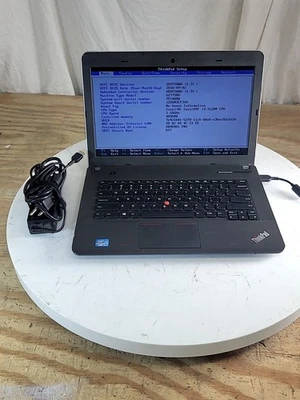LENOVO ThinkPad Edge E431 627758U Laptop Intel Core I3-3120M 4GB 320GB SEE NOTES - Image 1 of 4