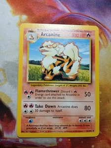 Arcanine 023/102 Base Set Regular Lp - Picture 1 of 2
