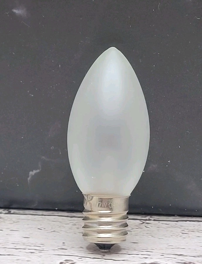 25 Pack C9 Replacement Bulb Frosted Clear 7w Indoor Outdoor E17 120v - Image 1 of 4
