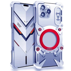 Funda con Anillo para iPhone 16 15 14 13 Pro Max Metal Aluminio Marco Funda Case - Imagen 1 de 17