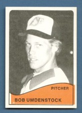 1979 TCMA Appleton FOXES #19 BOB UMDENSTOCK Des Moines IOWA White Sox