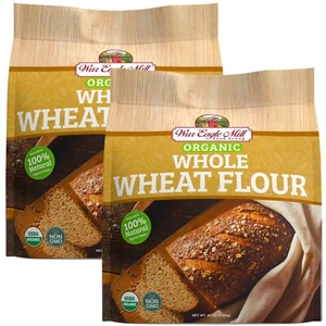Organic Whole Wheat Flour, 48 oz Bag (2-Pack) - Picture 1 of 10