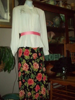 EMMA Victoriano Regencia Titanic Eduardiana Falda Blusa Sombrero DISFRAZ Música Hombre LG Foto 1 de 4