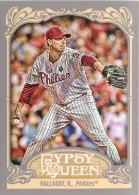 Roy Halladay 2012 Topps Gypsy Queen MLB Baseball Card #10 Philadelphia Phillies - Image 1 of 2