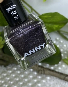 ANNY Glitter Effect Top Coat Nagellack 357 GRANITE STAR black shimmer 15ml *neu* - Bild 1 von 3