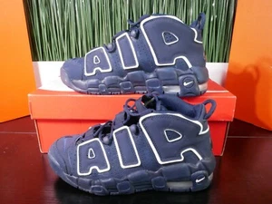 Nike Air More Uptempo GS Obsidian Blue 415082-401 Mens Size 5/ Womens Size 6.5 - Picture 1 of 12