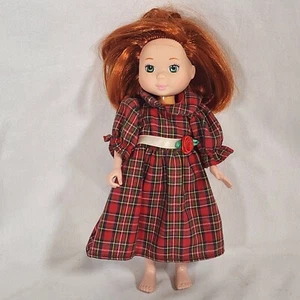 Vintage 1998 Madeline & Friends MADELINE 8.5" Poseable Doll Outfit Set Hat Dress - Picture 1 of 9