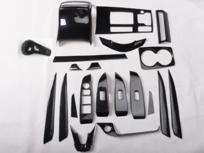 Kit de cubierta interior de coche de fibra de carbono negro 21 piezas para Mazda 6 2020-2021 Foto 1 de 4
