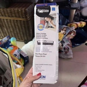 Cinta de impresora negra genuina OEM EPSON S015329 para tela de impacto FX890 FX890II N - Imagen 1 de 2