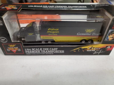 MILLER GENUINE DRAFT KENWORTH SEMI Rahal HOGAN Racing Car Hauler Model - Image 1 of 3