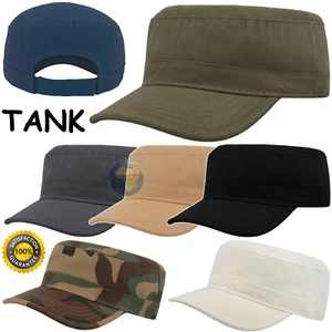 CAPPELLINO da UOMO Army TANK Berretto MILITARE Esercito CAPPELLO Vasco BASCO Cap - Imagen 1 de 12