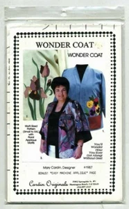 New , Uncut Wonder Coat Pattern by Cardin Originals 1987 S-XXL - Imagen 1 de 1