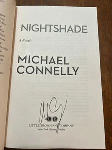 Nightshade by Michael Connelly Signed 1st Brand New Hardcover Stillwell #1 - Picture 1 of 5